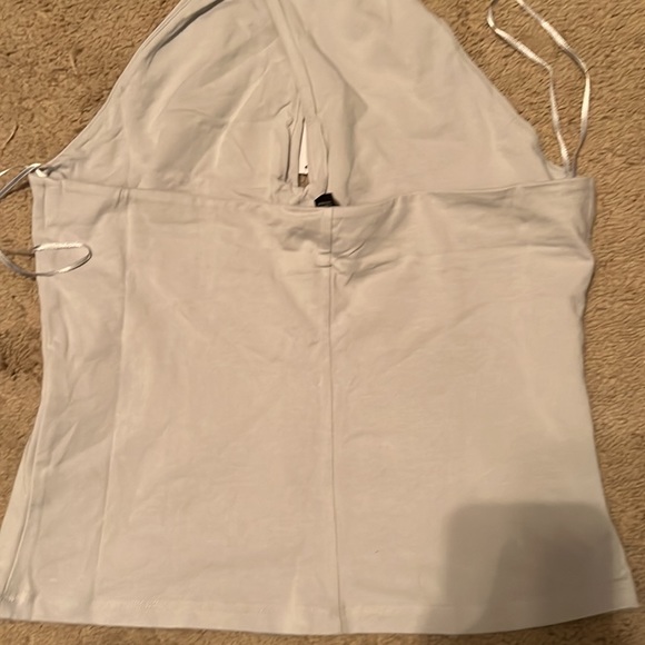 NWT Banana Republic Factory Crossed Knit Neck Top. Size M. - Picture 6 of 6